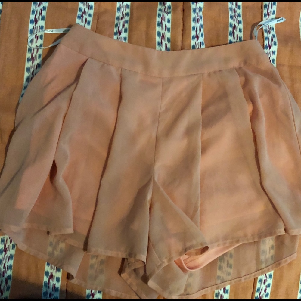 High rise shorts